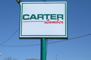Carter Lumber New Signage by LAAD Sign & Lighting