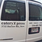 Eatery Xpress Delivery Van Lettering by LAAD Sign & Lighting