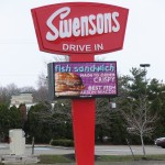 Swensen's Drive-In Electronic Message Center